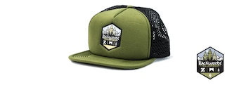  Backwoods Fellowship Technical Trucker HatFront View