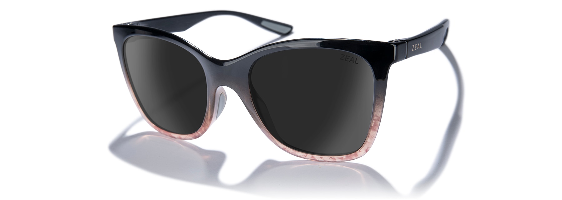 Zeal Optics Willow Plant-based Cat Eye Polarized Sunglasses, Navy Tortoise/Polarized Horizon Blue WILLOW Lifestyle Sunglasses