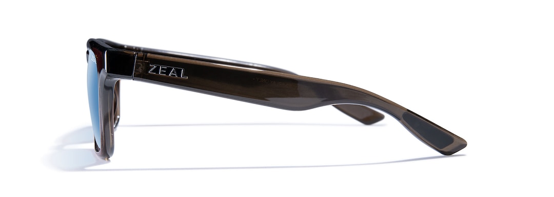 Transparent Light Brown WHITTIER side View