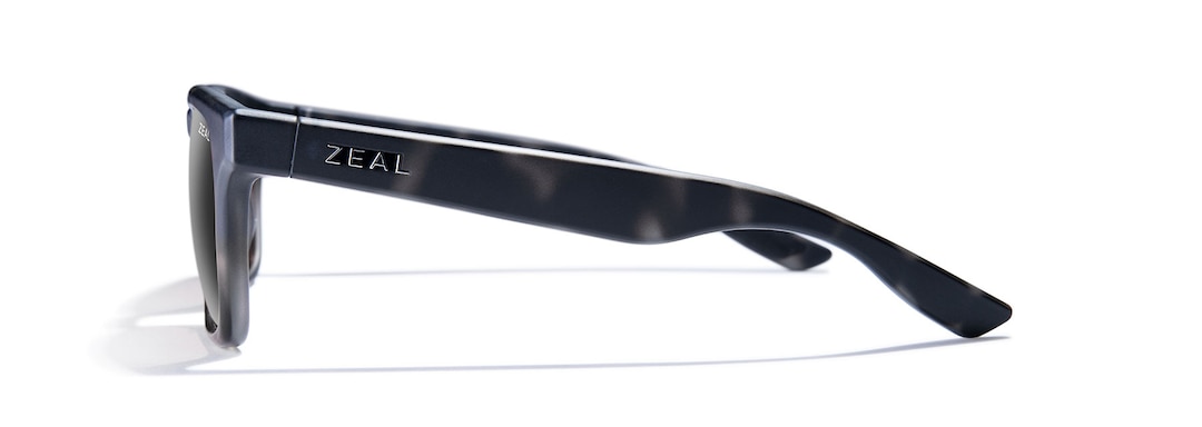 Transparent Grey Havana WHITTIER side View